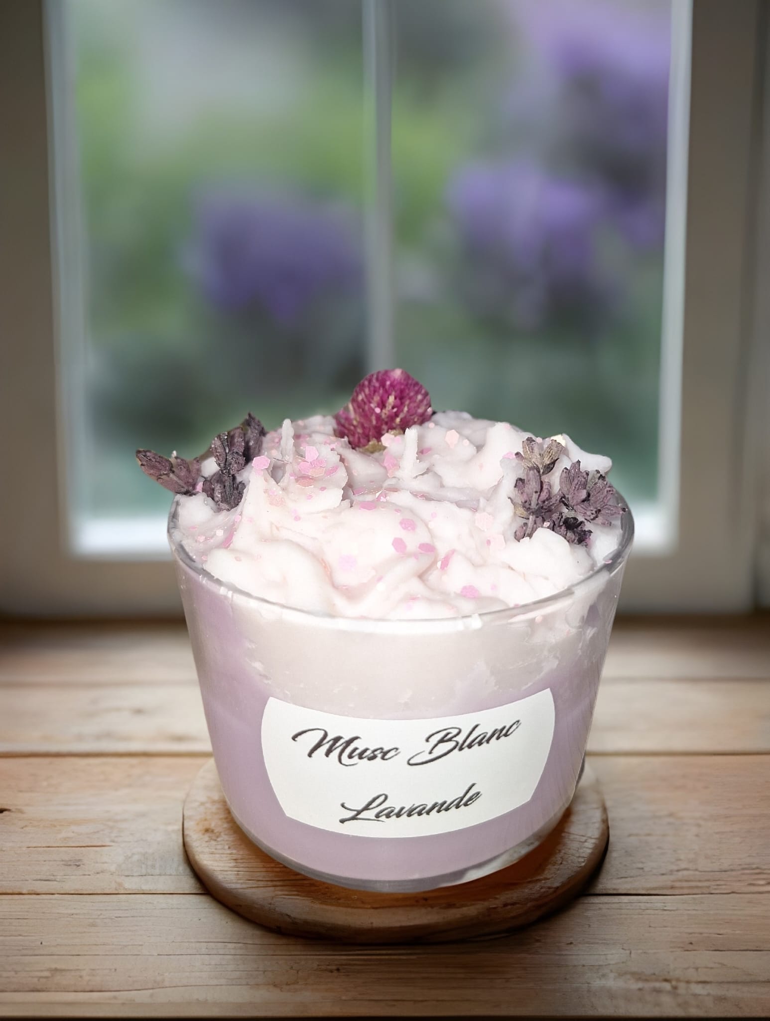Chantilly Musc blanc lavande